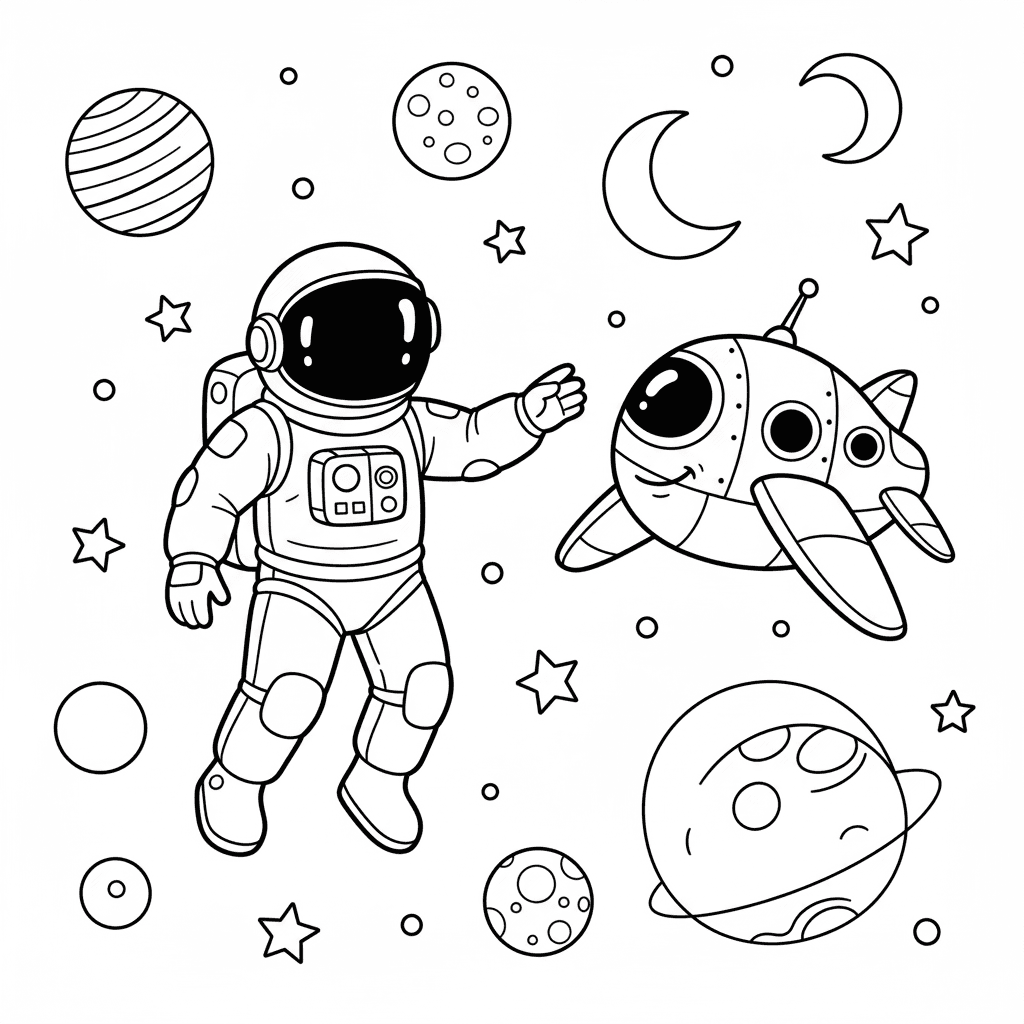 A fun Astronaut
