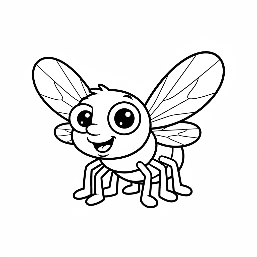 A cute fly